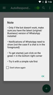 AutoResponder for WA android App screenshot 1